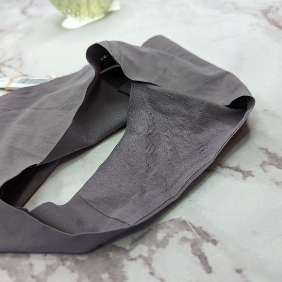 Everlane Underwear Women Gray  Seamless Panty Invisible Thong High Rise - Picture 8 of 10